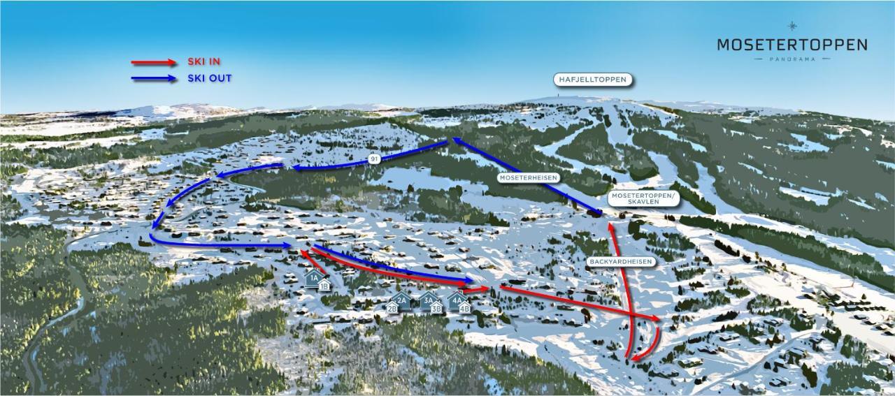 Mosetertoppen Panorama, Anneks 2B - Hafjell Bagian luar foto